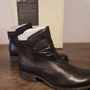 EOS Wilka Leather Ankle Boots - Black - Size 36